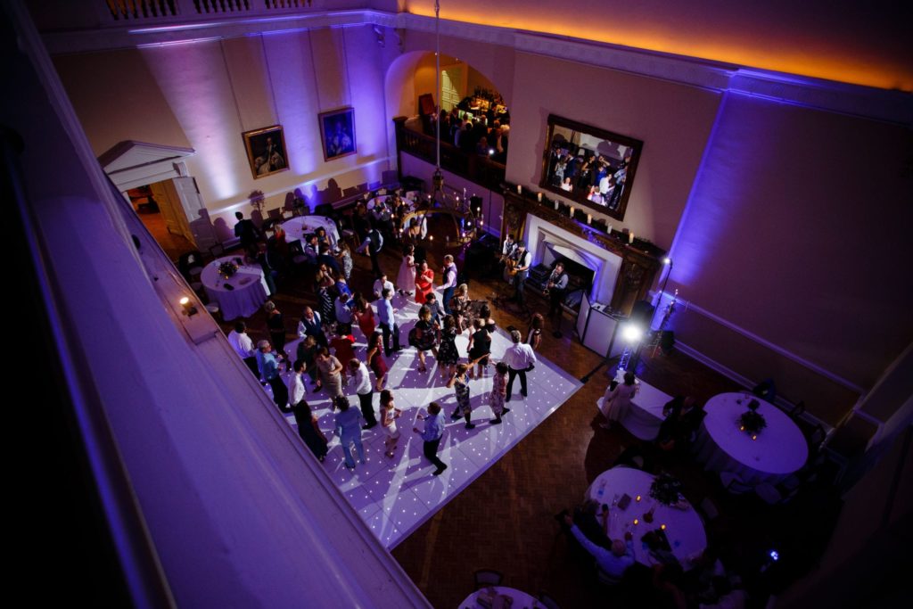 Dance floor in Farnham Castle